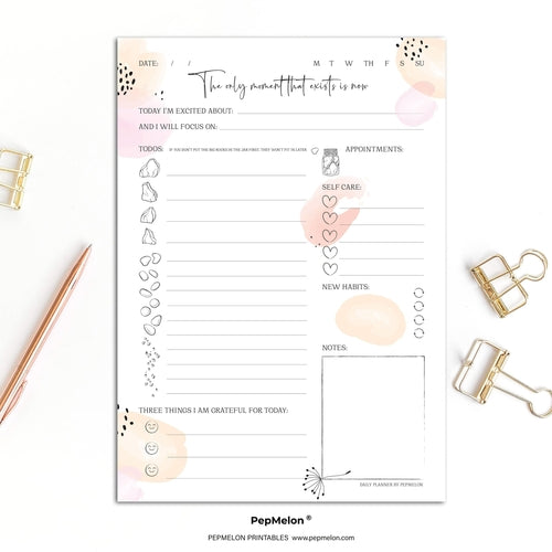 Daily planner 2026, To Do List, Habit tracker
