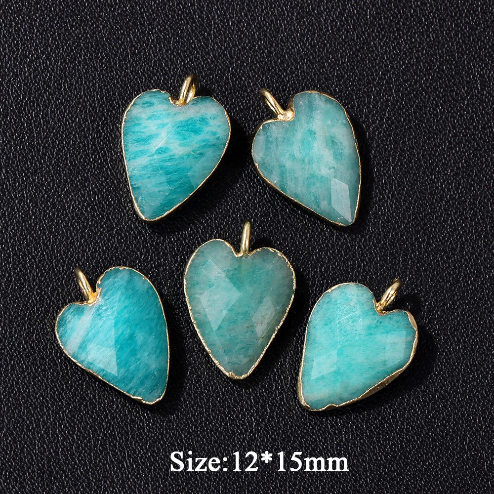 Heart Stone Charm