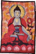 Buddha Calling the Earth to Witness Mudra Enlightenment Double Sided