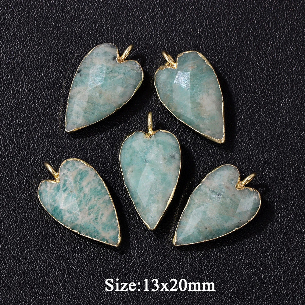 Heart Stone Charm