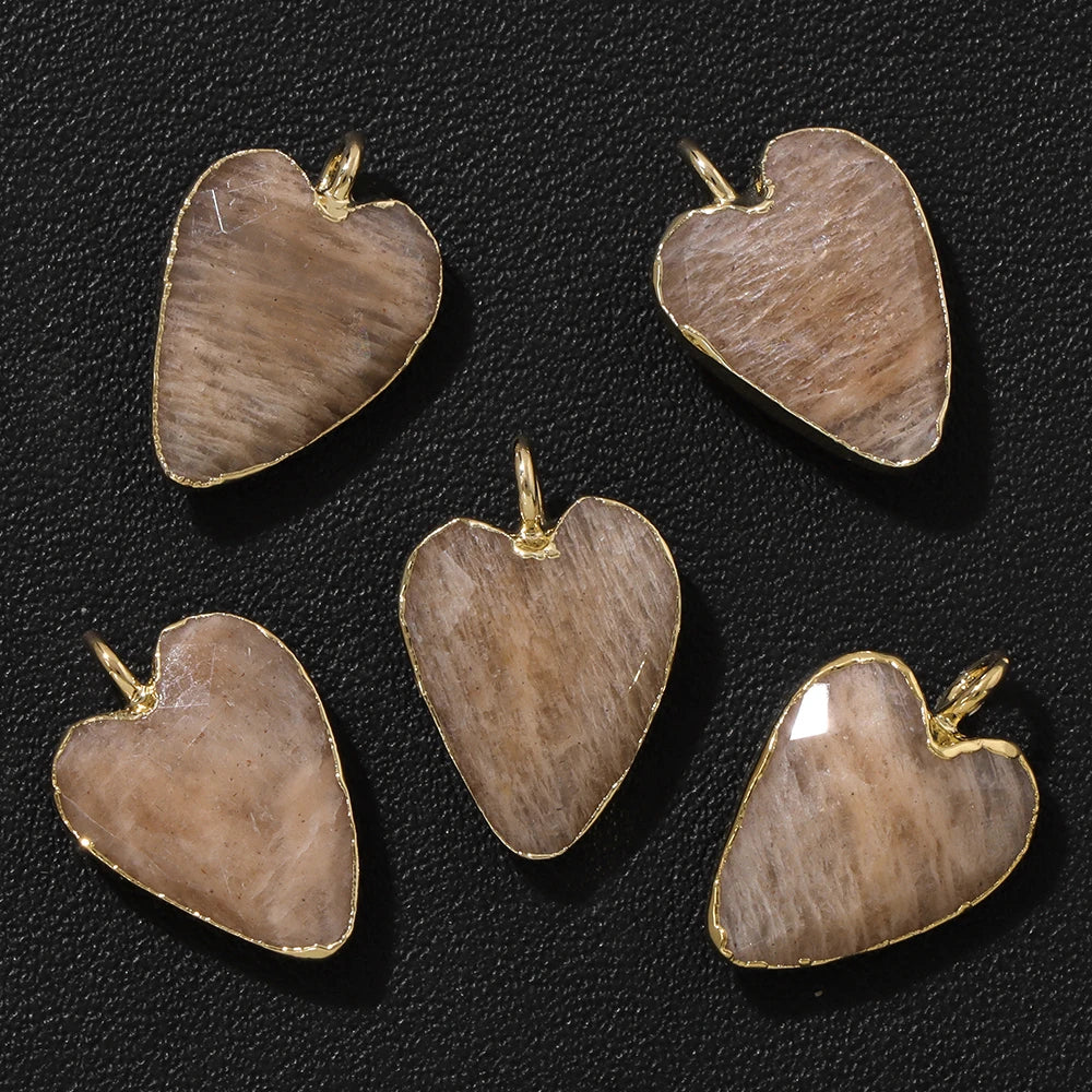 Heart Stone Charm