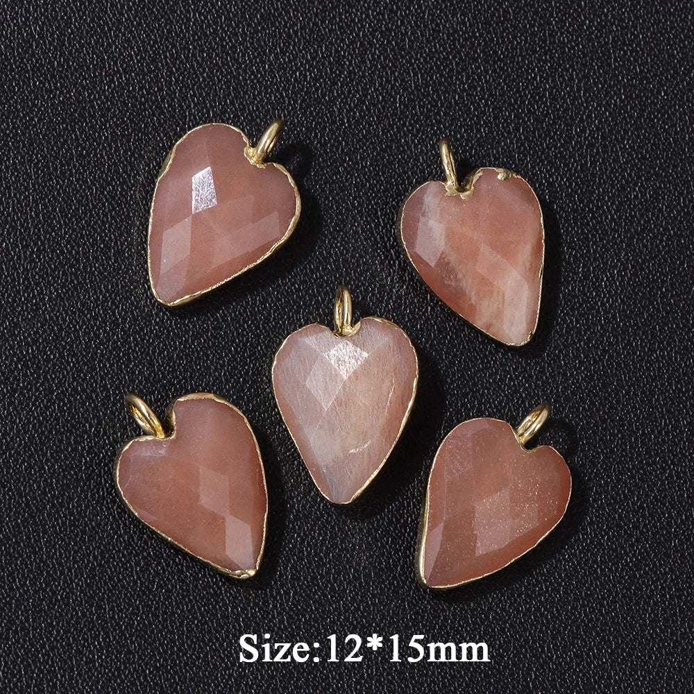 Heart Stone Charm