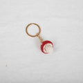 Multicolor Small Mushroom Crochet Keyrings Handmaking Knitted Mini Mushroom Keychains Custom Accessories Wholesale Car Keychains