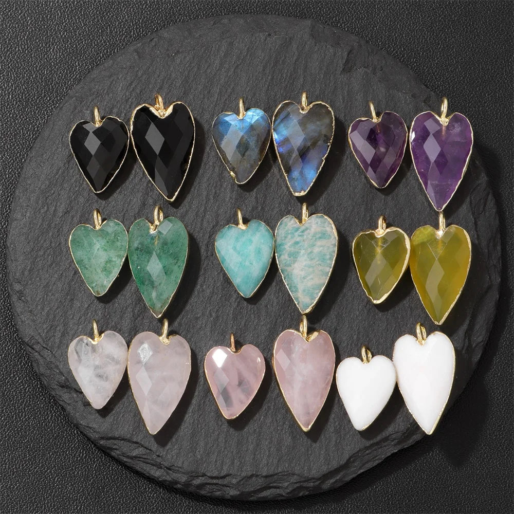 Heart Stone Charm
