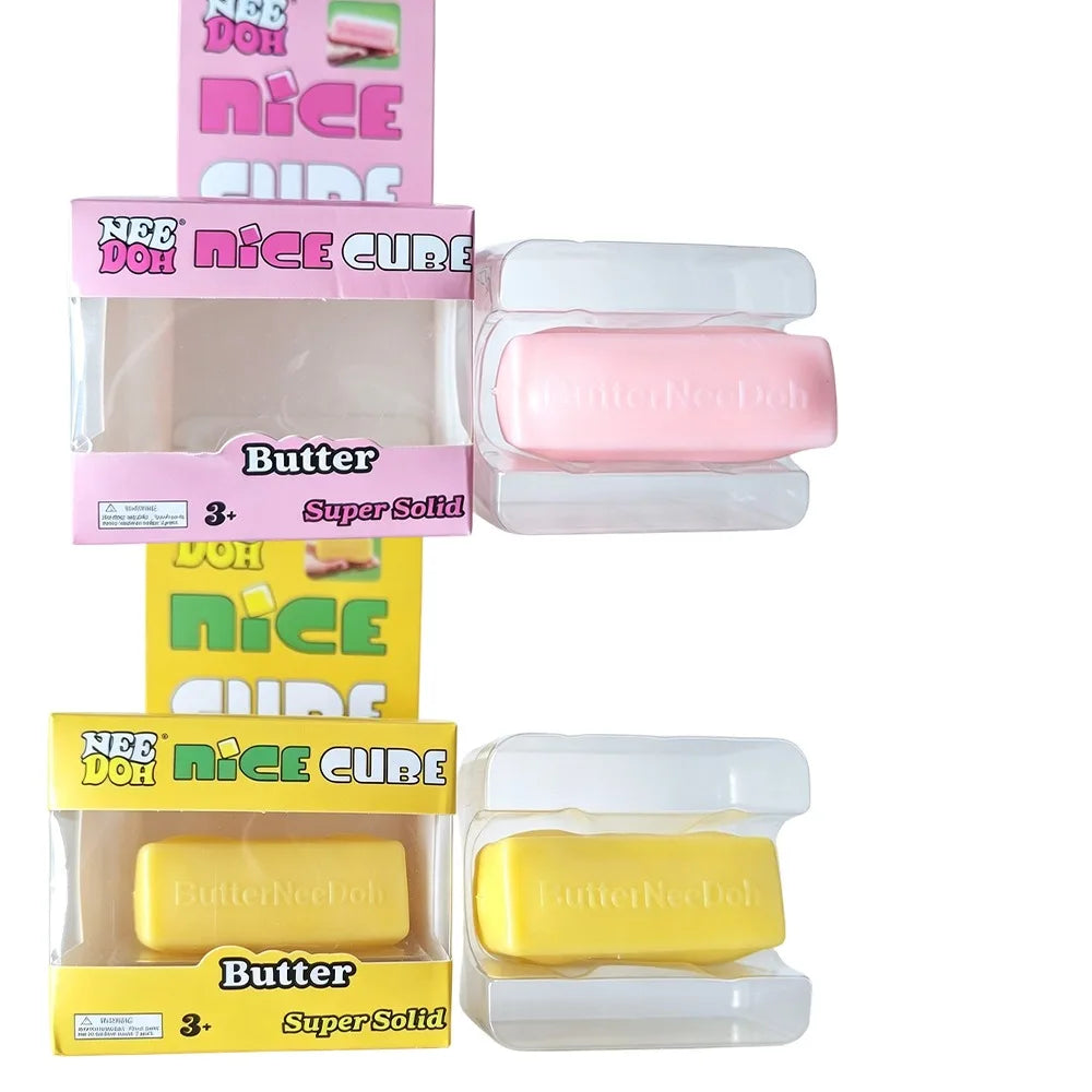 2026 Hot Selling NeeDoh Butter Stick Squishy Toy Slow Rebound Soft Squeeze Fidget Toy Desktop Decompression Ornament for Adults