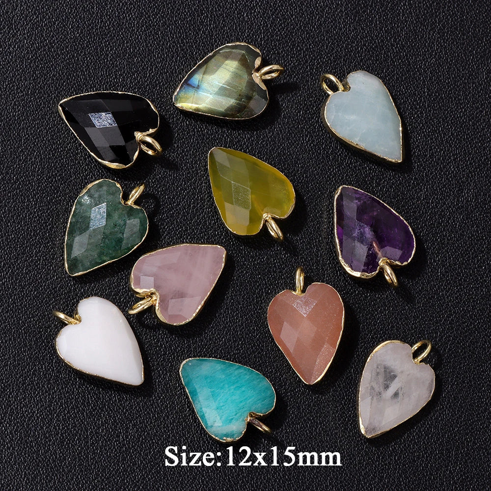 Heart Stone Charm