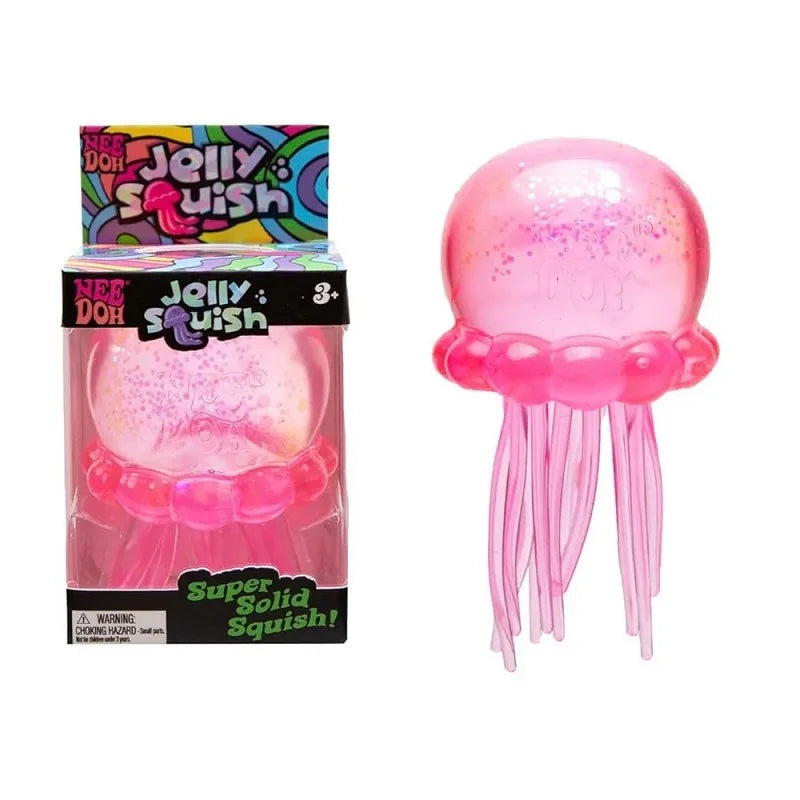 2026 Hot Cute Jellyfish /,Nee Doh Jelly Hops/' Octopus Squishy Squishies Fidget/,. Toy Waterproof Water Play Squeeze Sensory Toy