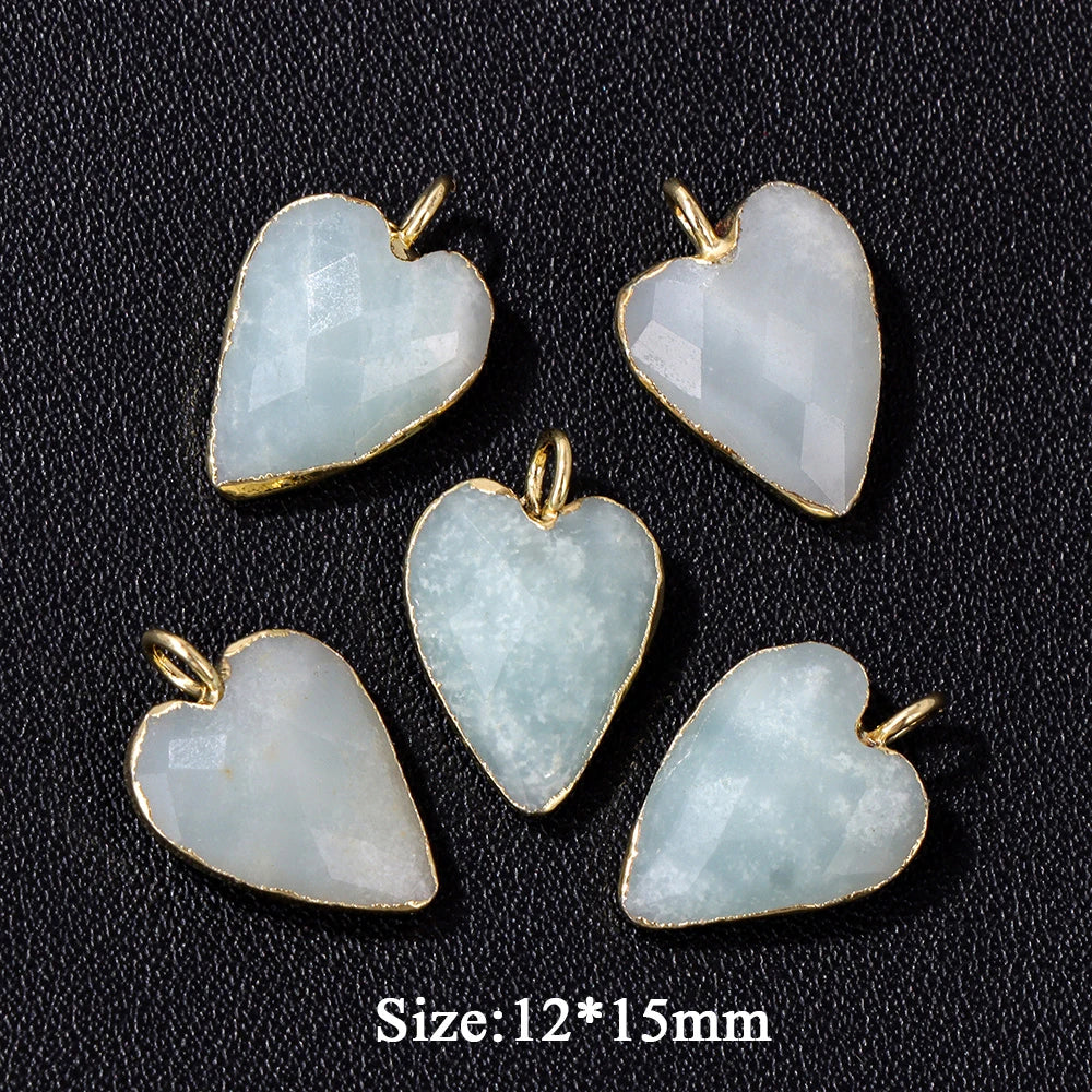 Heart Stone Charm