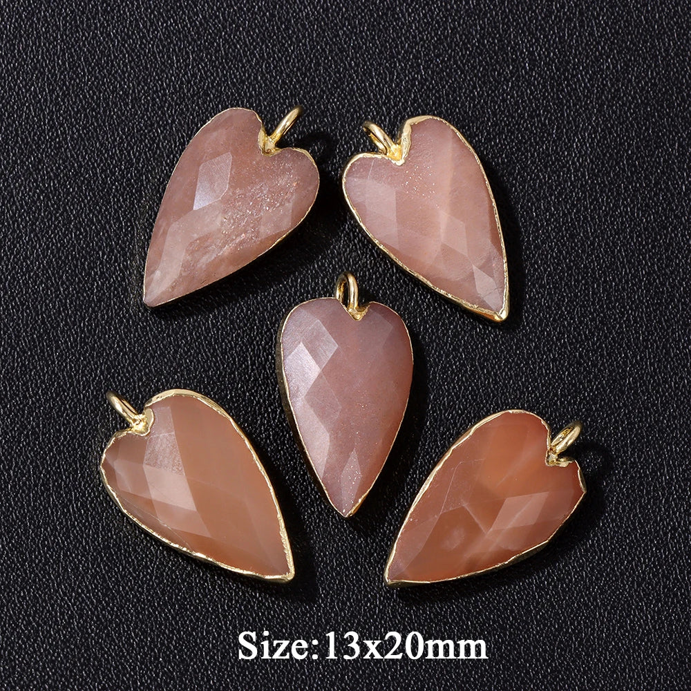 Heart Stone Charm