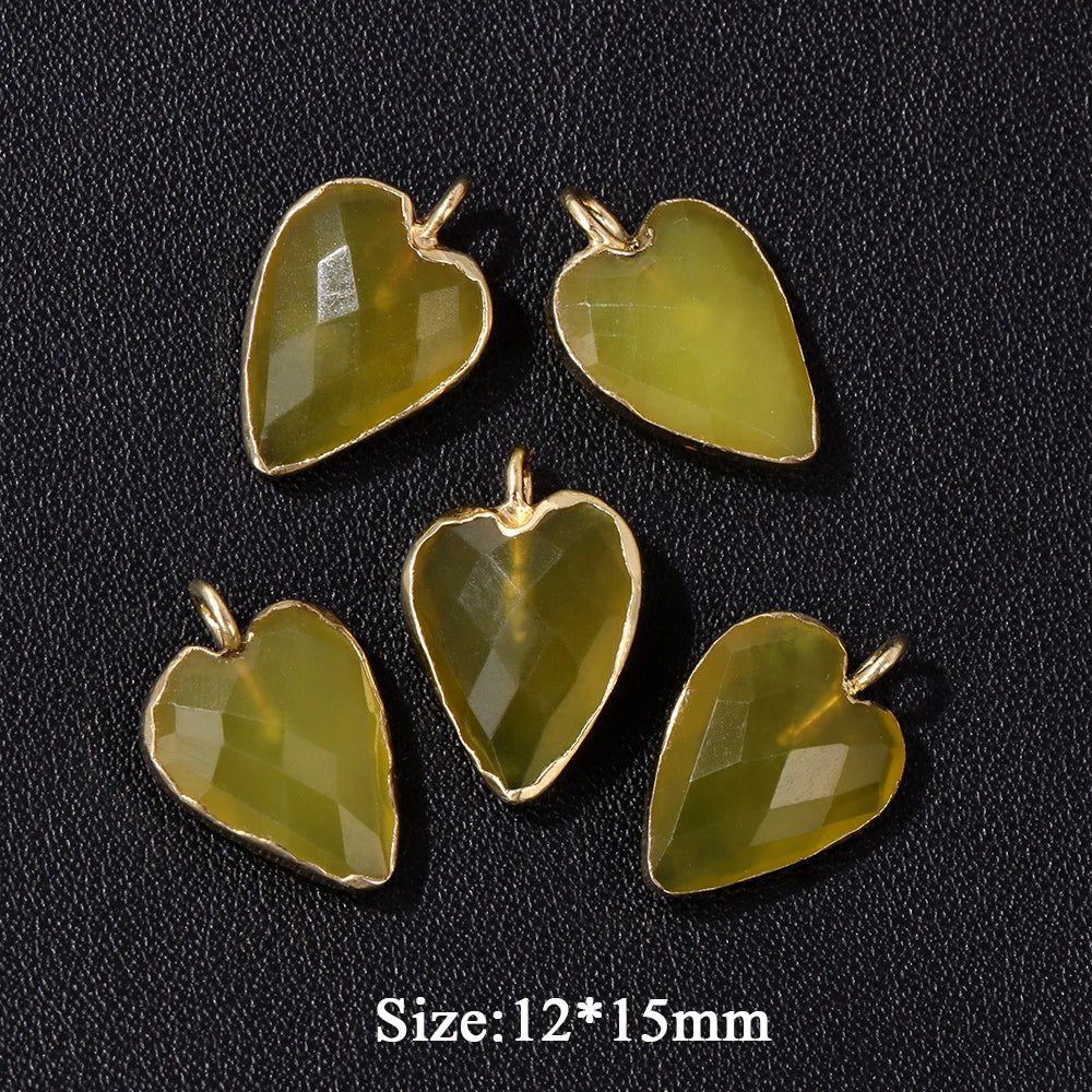 Heart Stone Charm